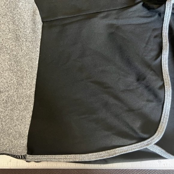 High Rise Sexy Yoga / Booty Short Wide Waistband -Black & Gray 3 pairs NEW SizeL - Picture 9 of 14